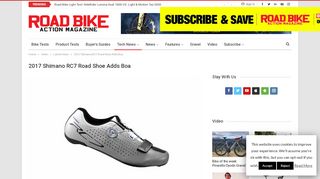 
                            10. 2017 Shimano RC7 Road Shoe Adds Boa | Road Bike Action