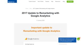 
                            10. 2017 Update to Remarketing with Google Analytics - TermsFeed