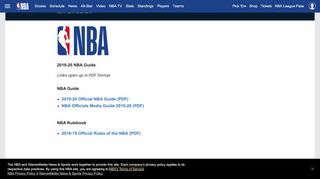 
                            3. 2018-19 Official NBA Guide and NBA Register | NBA.com