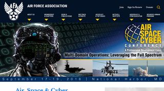 
                            11. 2018 Air, Space & Cyber Conference - Air Force Association