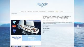 
                            12. 2018 CPM Open Day (Jeanneau Sun Odyssey 440 Premiere)China ...