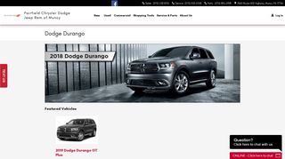 
                            11. 2018 Dodge Durango | Fairfield Chrysler Dodge Jeep Ram of Muncy