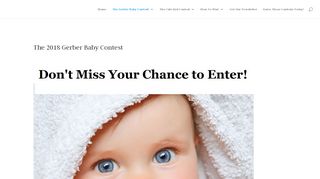 
                            6. 2018 Gerber Baby Contest - Your Child Could Be The Next Winner