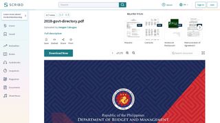 
                            13. 2018-govt-directory.pdf | Metro Manila | President Of The Philippines