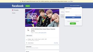 
                            13. 2018 MAMA] Mnet Asian Music Awards (BTS) - Facebook