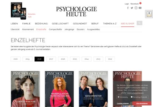 
                            3. 2018 - Psychologie Heute