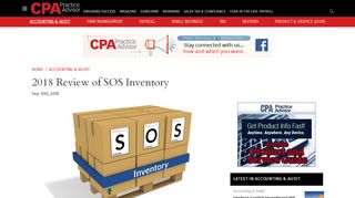 
                            7. 2018 Review of SOS Inventory | CPA Practice Advisor