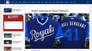 
                            4. 2018 Royals Players' Weekend nicknames | MLB.com