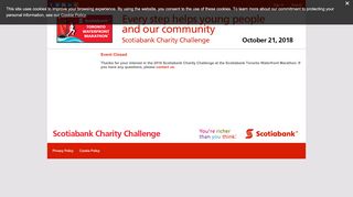 
                            7. 2018 Scotiabank Charity Challenge at the Scotiabank Toronto ...