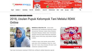 
                            12. 2018, Usulan Pupuk Kelompok Tani Melalui RDKK Online | Pedoman ...