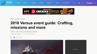 
                            11. 2018 Versus event guide: Crafting, missions and more - The Rift Herald