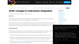 
                            12. 2018.1 changes to Subversion integration | IntelliJ IDEA Blog