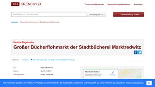 
                            12. 2019-11-03 Großer Bücherflohmarkt der Stadtbücherei Marktredwitz ...