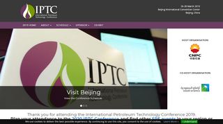 
                            4. 2019 Beijing, China | International Petroleum Technology ... - IPTC