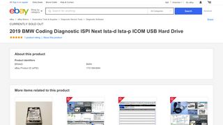 
                            9. 2019 BMW Coding Diagnostic ISPI Next Ista-d Ista-p ICOM USB Hard ...