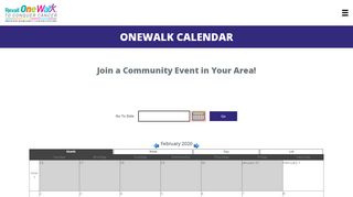 
                            8. 2019 Calendar - Rexall OneWalk to Conquer Cancer