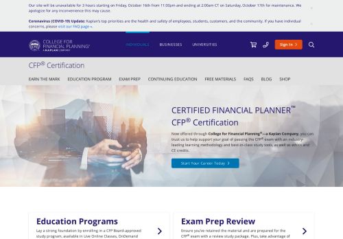 
                            10. 2019 CFP Certification & Exam Prep Program - Kaplan Financial ...