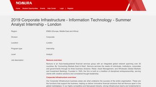 
                            5. 2019 Corporate Infrastructure - Information Technology - Summer ...