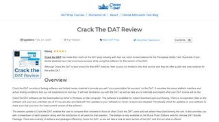 
                            8. 2019 Crack The DAT Review [What Others Won't Tell You]