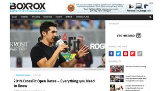 
                            11. 2019 CrossFit Open Dates - Everything you Need to Know | BOXROX