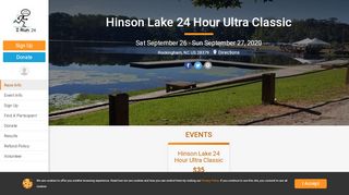 
                            5. 2019-Hinson Lake 24 Hour Ultra Classic - RunSignup