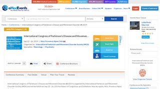 
                            11. 2019 International Congress of Parkinson's Disease and Movement ...