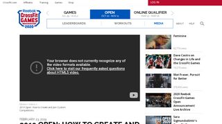 
                            4. 2019 Open: How to Create and Join Custom ... - CrossFit Games