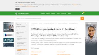 
                            13. 2019 Postgraduate Loans in Scotland | FindAMasters.com