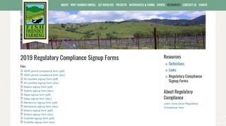 
                            8. 2019 Regulatory Compliance Signup Forms | Fish Friendly Farming