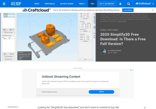 
                            4. 2019 Simplify3D Free Download - Is There a Free Full Version? | All3DP