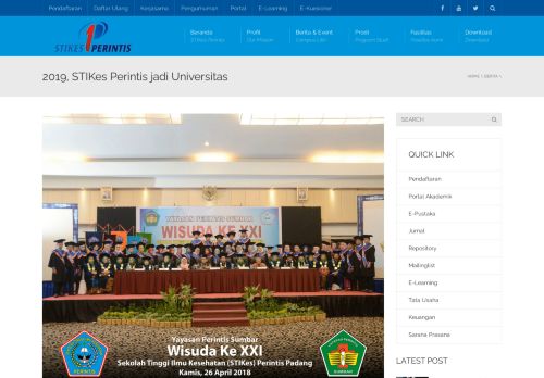 
                            12. 2019, STIKes Perintis jadi Universitas | STIKes PERINTIS