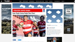 
                            6. 2019 Super Rugby Fantasy Rugby Cheat Sheet - SA Rugbymag