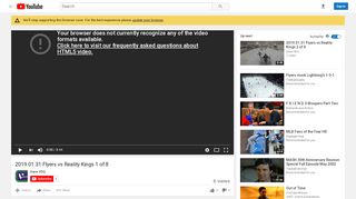 
                            10. 2019.01.31 Flyers vs Reality Kings 1 of 8 - YouTube