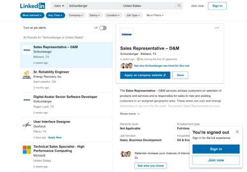 
                            5. 202 Schlumberger jobs in United States - LinkedIn