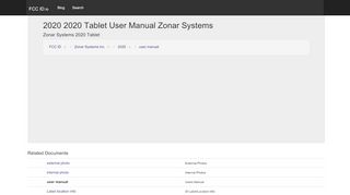 
                            8. 2020 2020 Tablet User Manual Zonar Systems Inc - FCC ID