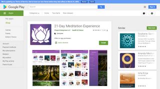 
                            3. 21-Day Meditation Experience - Apps on Google Play