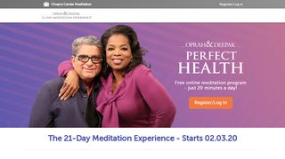 
                            2. 21-Day Meditation Experience | The Chopra Center