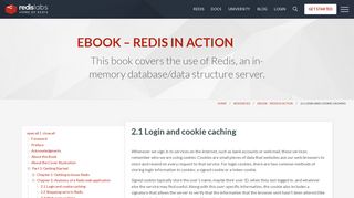 
                            5. 2.1 Login and cookie caching | Redis Labs