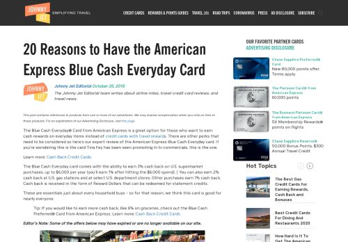 
                            9. 21 Reasons to Have the American Express Blue Cash ...