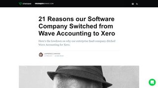 
                            10. 21 Reasons Why We Dumped Wave Accounting for Xero ...