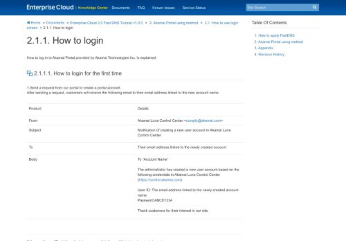 
                            4. 2.1.1. How to login : Enterprise Cloud Knowledge CenterEnterprise ...