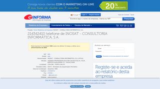 
                            9. 214342410 telefone de INOSAT - eInforma