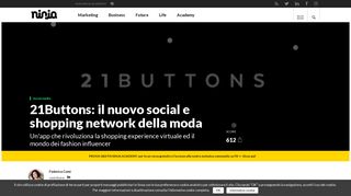 
                            12. 21Buttons: il nuovo social e shopping network della moda