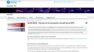 
                            9. 22-02-2018 - Canvis en la connexió a la wifi de la UPC — Serveis TIC ...