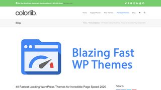 
                            12. 22 Fastest Loading WordPress Themes for Incredible Page Speed 2019