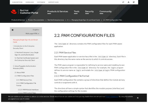
                            2. 2.2. PAM Configuration Files - Red Hat Customer Portal