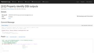 
                            13. [2/2] Properly identify DSI outputs - Patchwork