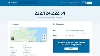 
                            12. 222.124.222.61 IP Address Details - IPinfo IP Address Geolocation API