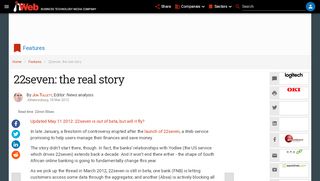 
                            12. 22seven: the real story | ITWeb
