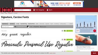 
                            4. 23 Free Signature, Cursive Fonts · 1001 Fonts